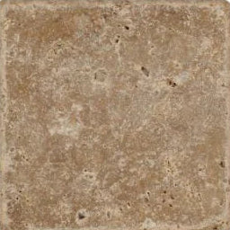 4 x 4 Honed Noce Travertine Tile - MosaicBros.com