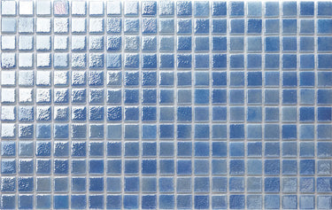 Artistic Azure Blue Pool Tile - MosaicBros.com