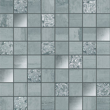 Colorful Atlantis Ocean mosaic tile by Mir featuring vibrant, intricate tile patterns reminiscent of ocean waves and marine life.