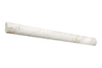 1 x 12 Honed Calacatta Gold Marble Quarter Round Trim - MosaicBros.com