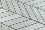 Haisa Chevron Honed Marble Mosaic Tile - MosaicBros.com