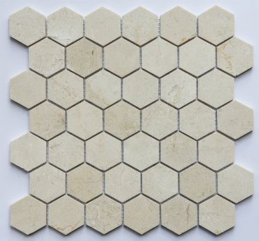 Crema Marfil 3 x 6 Honed Marble Mosaic Tile - MosaicBros.com