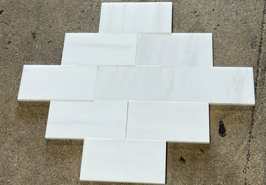 Dolomite 3x6 Honed Marble Mosaic Tile - MosaicBros.com