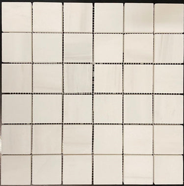 Dolomite 2x2 Honed Marble Mosaic Tile - MosaicBros.com