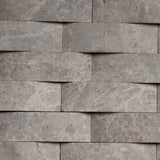 Emperador Honed Curve Marble Mosaic Tile - MosaicBros.com