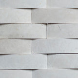 Floridian Cream Curve Honed Marble Mosaic Tile - MosaicBros.com