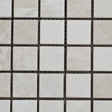 Floridian Cream 1x1 Polished Marble Mosaic Tile - MosaicBros.com
