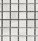 Haisa 1x1 Honed Marble Mosaic Tile - MosaicBros.com