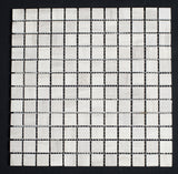 Haisa 1x1 Honed Marble Mosaic Tile - MosaicBros.com