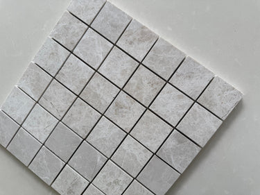 Vanilla Polished 2x2 Marble Mosaic Tile - MosaicBros.com
