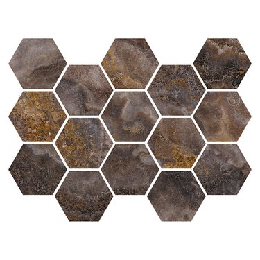IMPERIAL CLAY HEX - MosaicBros.com