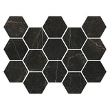 IMPERIAL GOLD NERO HEX - MosaicBros.com