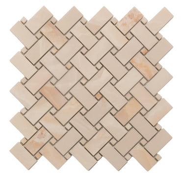 IMPERIAL ONYX PINK MOSAIC - MosaicBros.com