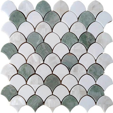 CLIFDEN Shell Mosaic Tile - MosaicBros.com