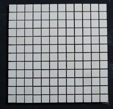 Limra Limestone 1x1 Polished Mosaic - MosaicBros.com