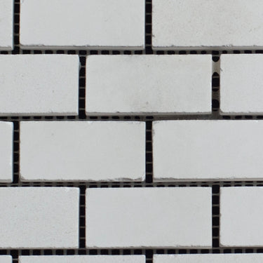 Limra Limestone 1x2 Polished Mosaic - MosaicBros.com