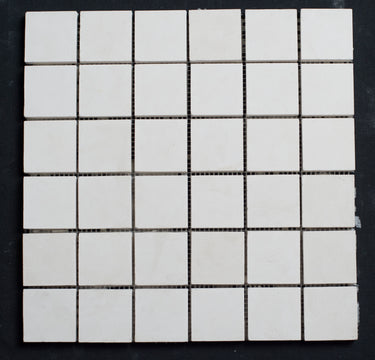 Limra Limestone 2x2 Polished Mosaic - MosaicBros.com