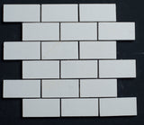 Limra Limestone 2x4 Polished Mosaic - MosaicBros.com