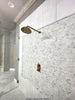 PALAU Calacatta Gold, Thassos Mix Mosaic Tile - MosaicBros.com