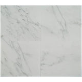 Asian Statuary (Oriental White) Marble 12x12 Honed Tile - MosaicBros.com