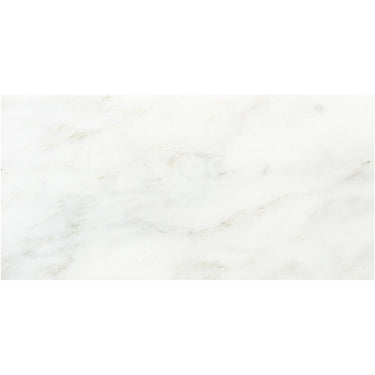 Asian Statuary (Oriental White) Marble 12x24 Polished Tile.