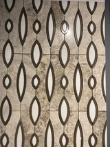 Piarro Moon Silver Thassos Foussana Grey Polished Mosaic Tile - MosaicBros.com