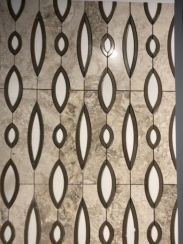 Piarro Moon Silver Thassos Foussana Grey Polished Mosaic Tile - MosaicBros.com