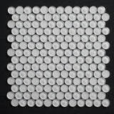 Cloud Penny Round Bubble Glass Mosaic Tile - MosaicBros.com