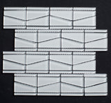 Cloud Random Shape Rectangle Marble Glass Mosaic Tile - MosaicBros.com