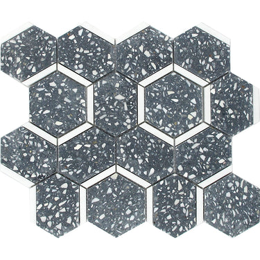 LIDO Terrazzo, Dolomite Mix Mosaic Tile - MosaicBros.com