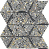 DANIELI Terrazzo, Black Limestone Mix Mosaic Tile - MosaicBros.com