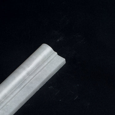 Bianco Carrara Marble 1.5x12 Ogee Edge Polished Tile - MosaicBros.com