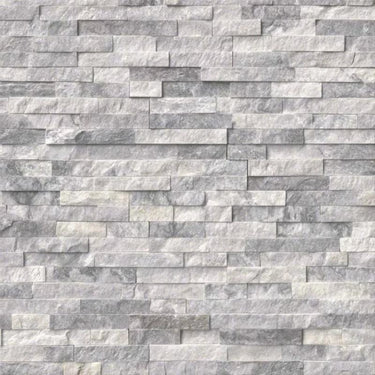 Alaska Gray 6x24 Stacked Stone Ledger Panel.