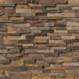 California Gold 6x24 Stacked Stone Ledger Panel.