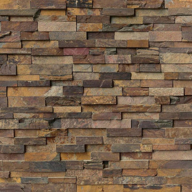 California Gold 6x24 Stacked Stone Ledger Panel.