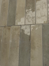 Dune Agadir Musgo Bright shower wall tile installation