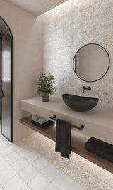 Dune Atlantique Amande 8x8 Porcelain Tile - MosaicBros.com