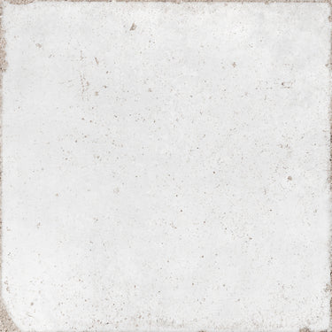 Dune Atlantique Blanc 8x8 porcelain tile featured in a decorative interior design