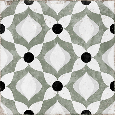 Dune Atlantique Nantes Olive porcelain tile feature wall application