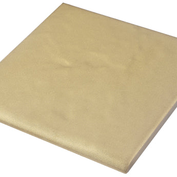 Roca Dune Golden Stone 6x6 Bullnose Porcelain Mosaic Tile showing textured, earthy-toned surface with rounded bullnose edge.
