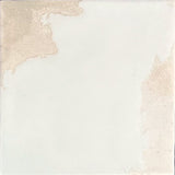 Decorative glazed porcelain tile featuring subtle color variation and handcrafted character