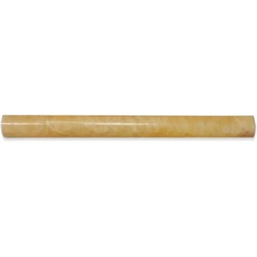 Honey Onyx 3/4x12 Polished Pencil Liner.