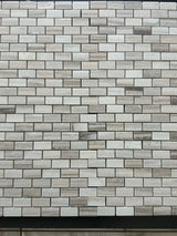 1x2 Honed Palisandro Marble Brick Mosaic Tile - MosaicBros.com