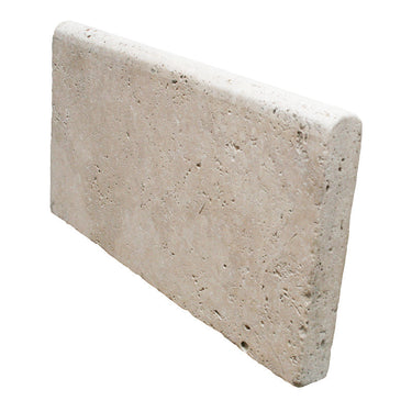 Ivory Travertine 12x24 5 cm Tumbled Pool Coping - MosaicBros.com