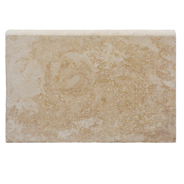 Ivory Travertine 16x24 5cm Tumbled Pool Coping - MosaicBros.com