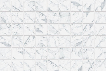 Modena Vogue Calacatta Look matte glass mosaic tile featuring white marble-inspired tones for swimming pools, waterlines, shower walls, backsplashes, and decorative accent installations.