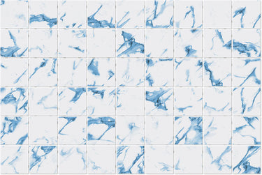 Modena Vogue Lima Blue matte glass mosaic tile featuring rich blue tones for swimming pools, waterlines, shower walls, backsplashes, and decorative accent installations.