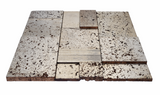 Matte marble mosaic tile by Mythology Tile, showcasing a stylish pattern with smooth, elegant marble pieces for interior design.