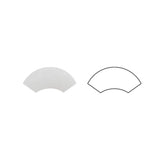 1 x 12 Polished Thassos White Marble Quarter Round Trim - MosaicBros.com