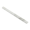 1 x 12 Honed Calacatta Gold Marble Quarter Round Trim.